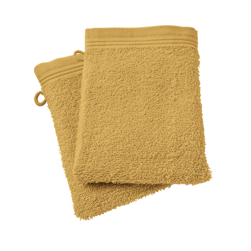Lot de 2 gants de toilette 15 x 21 cm