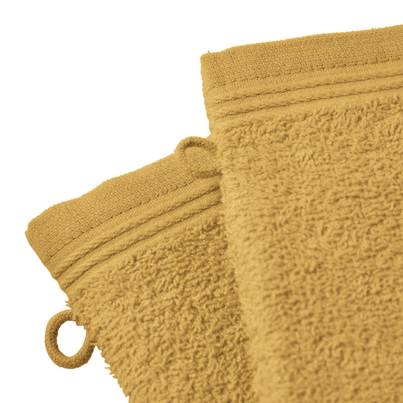 Lot de 2 gants de toilette 15 x 21 cm