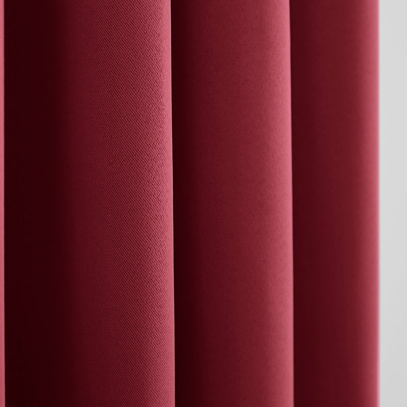 Rideau occultant thermique 140 x 260 cm Bordeaux