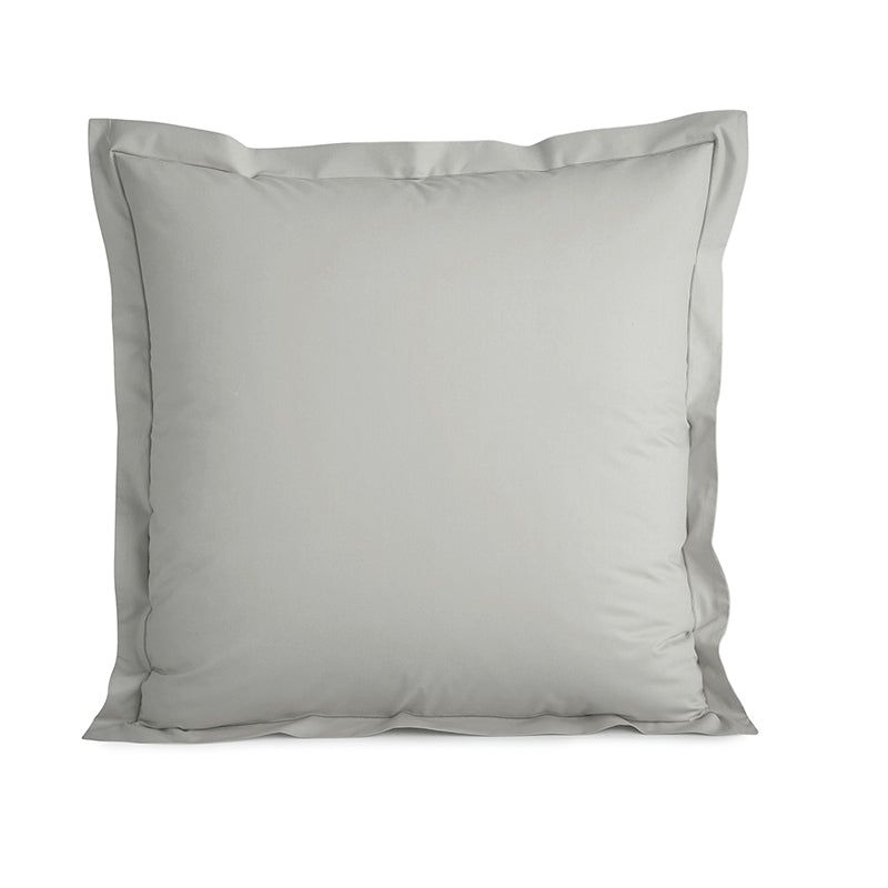 Taie d'oreiller Percale 50 x 70 cm Pur Coton Peigné Longues Fibres 80 Fils/cm² Perle