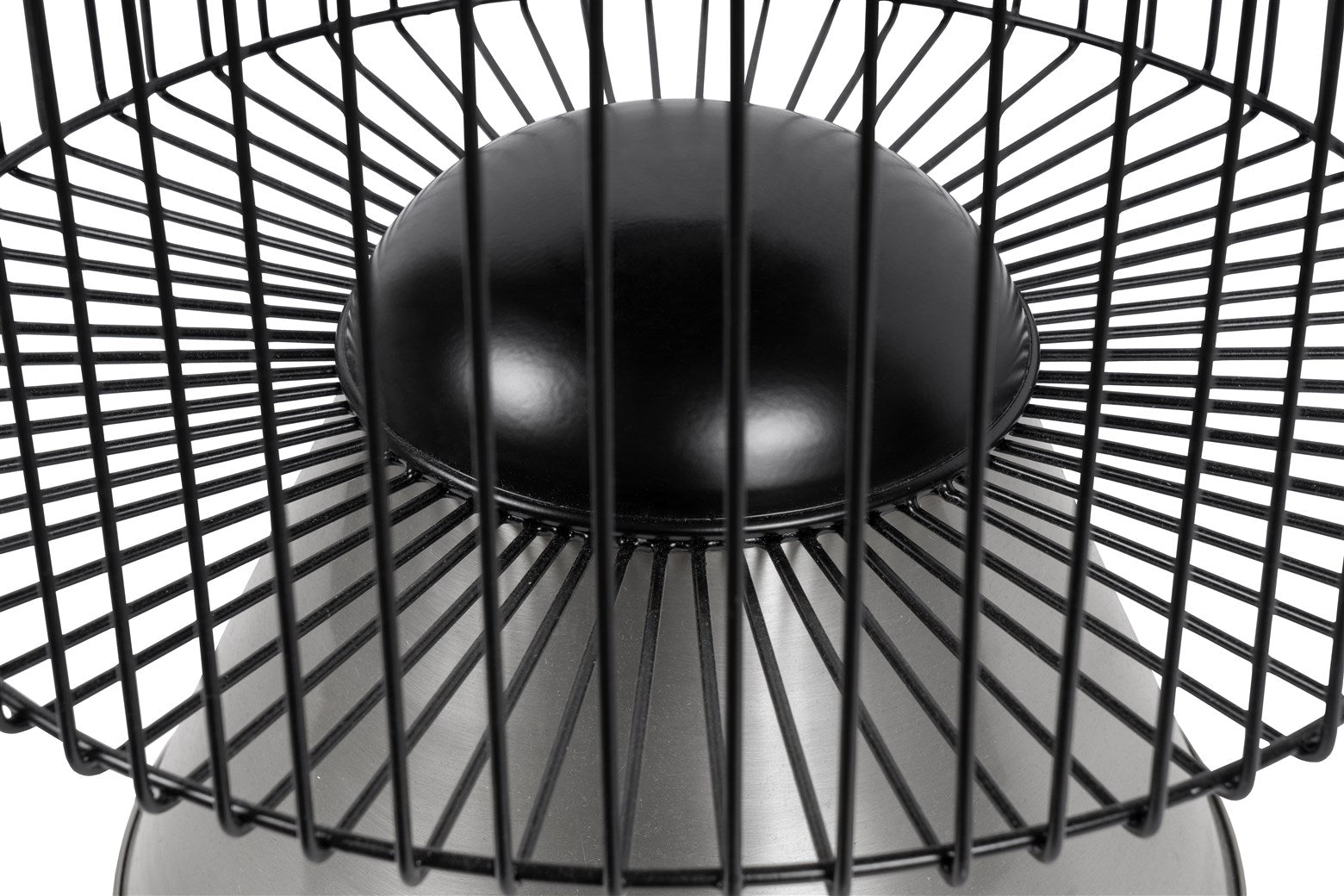 Table d'appoint blanc noir argent - Malibu