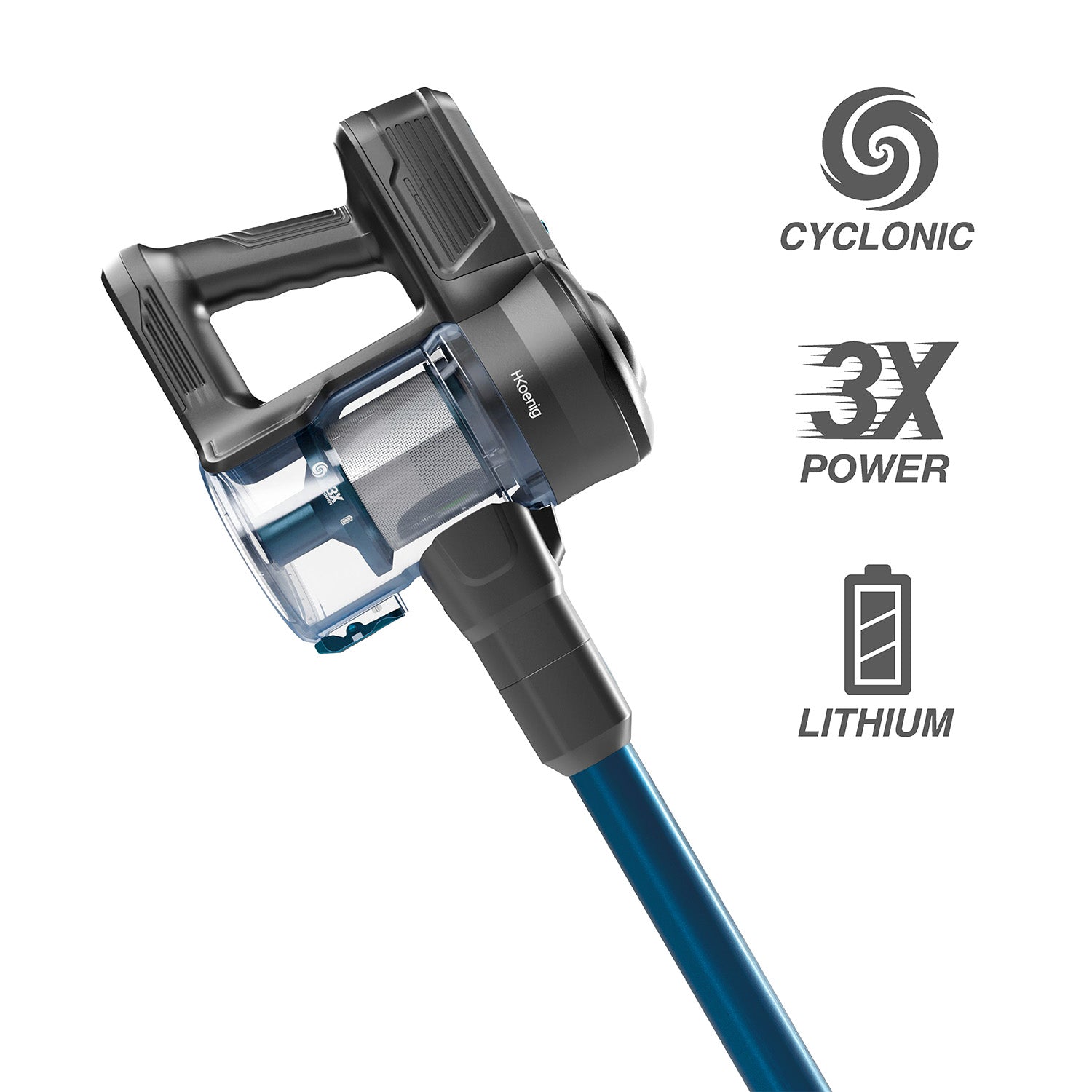 Aspirateur balai Bleu