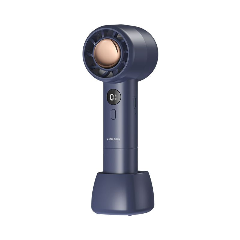 Ventilateur turbo nomade bleu compact