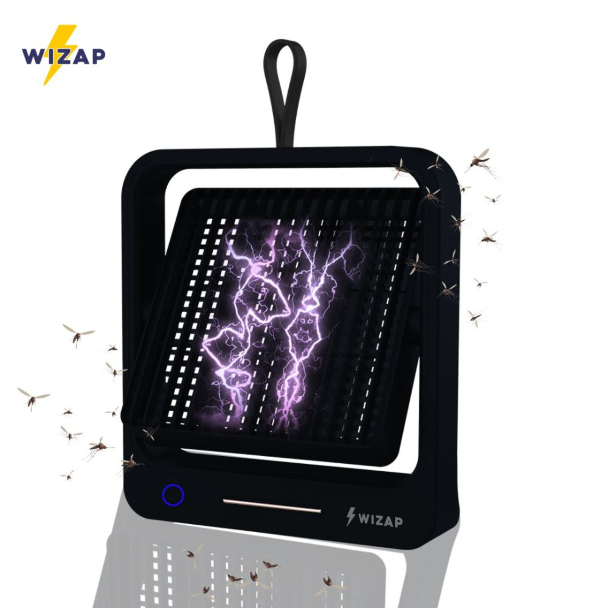Lampe sans fil anti-moustique - Attire, Aspire et Grille les moustiques : 3 en 1