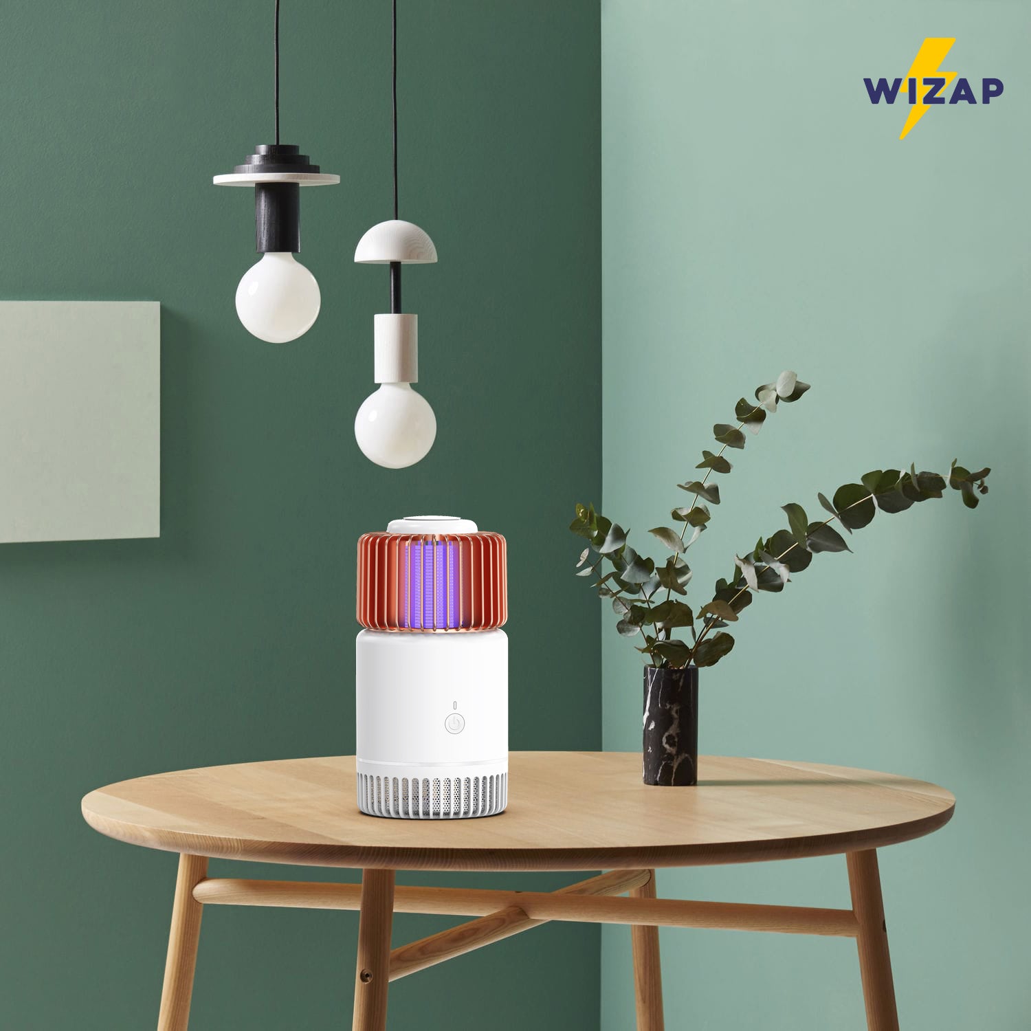 Lampes anti-moustiques sans fil + 3 appâts inclus