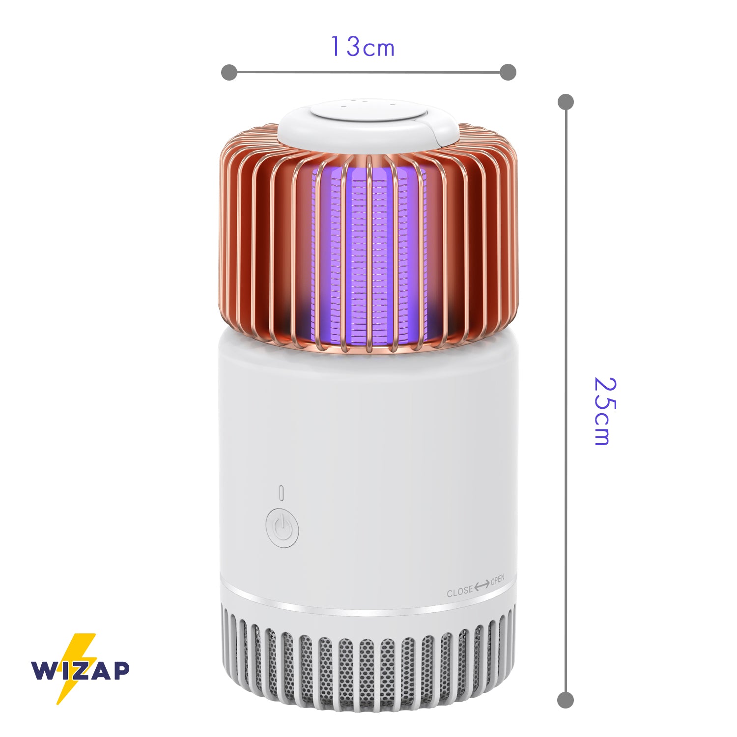 Lampes anti-moustiques sans fil + 3 appâts inclus