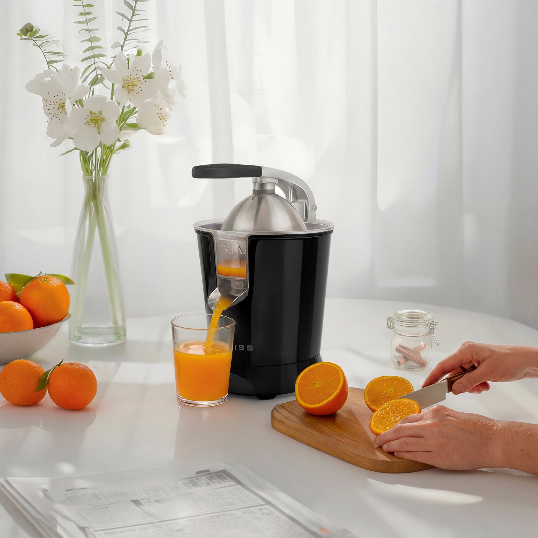Presse-agrumes électrique Noir