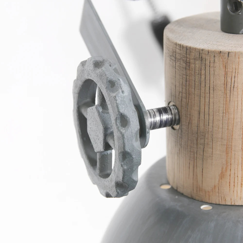 Lampe spot pince grise - Gearwood