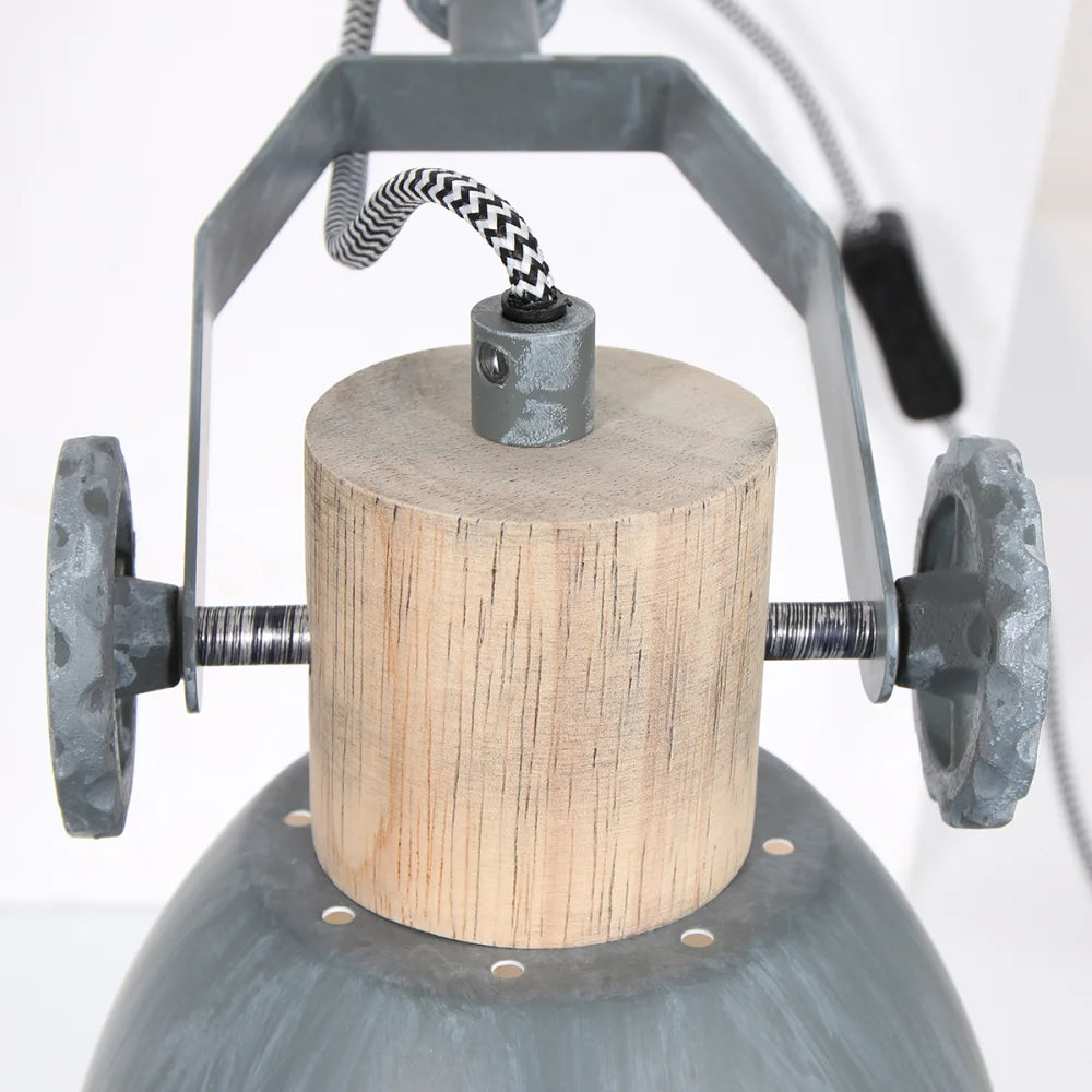 Lampe spot pince grise - Gearwood