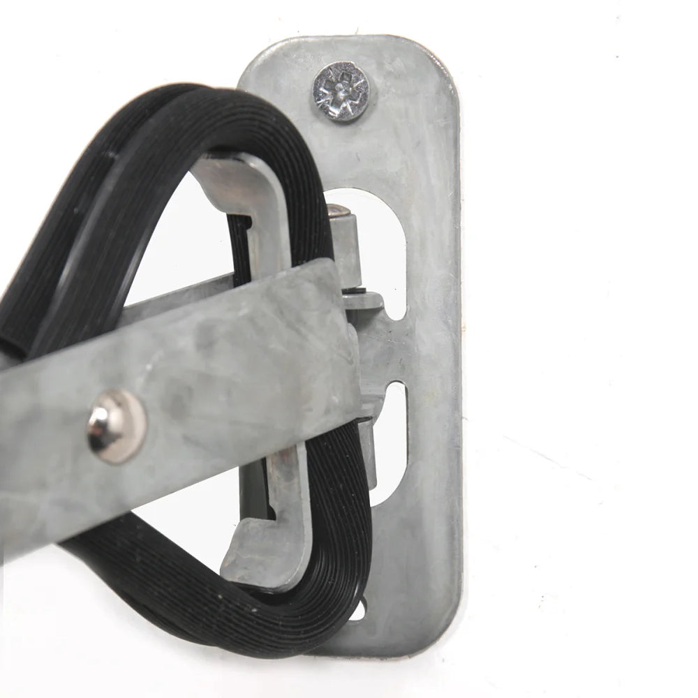 Lampe spot pince nickel mat - Gearwood