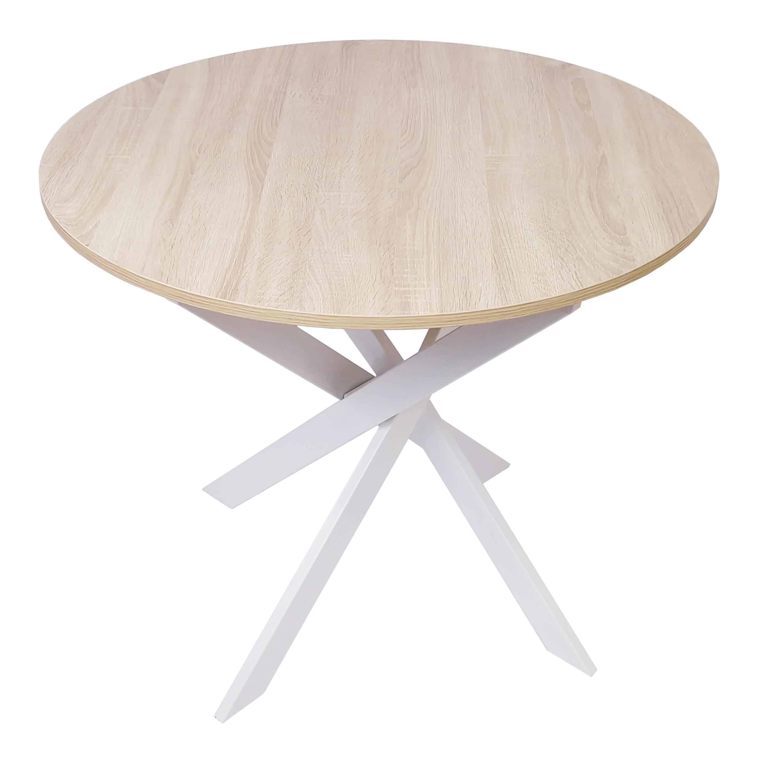 Table à manger ronde fixe ZEN Chene