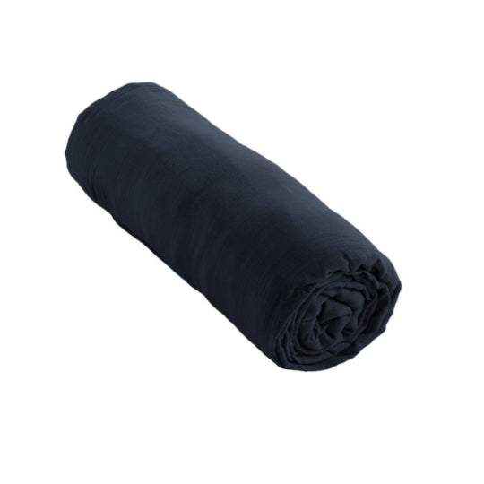 Drap housse en Gaze de coton Minuit