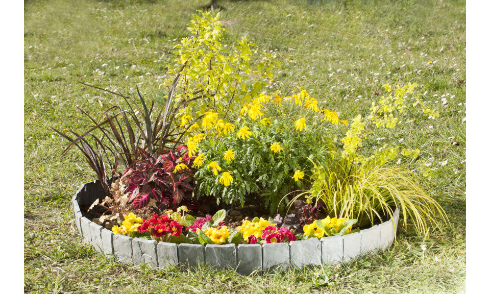Bordurettes pour parterre imitation pierre - Lot de 20