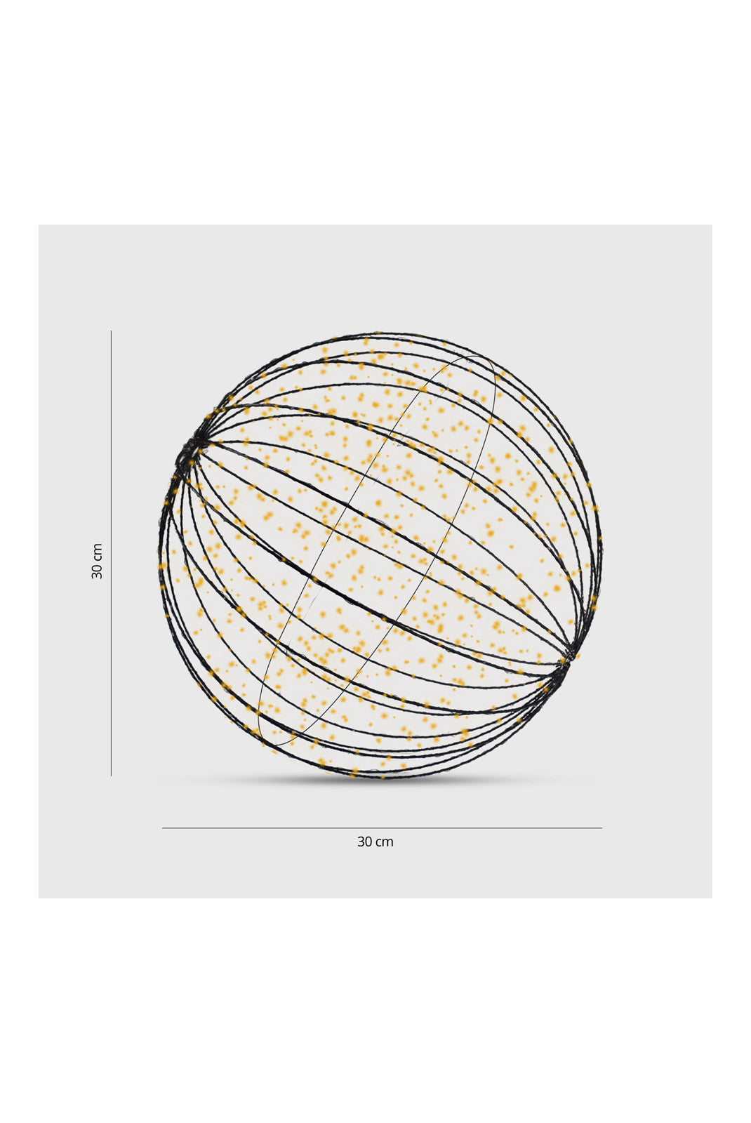 Boule lumineuse intelligente pour intérieur et extérieur - Medium 30cm