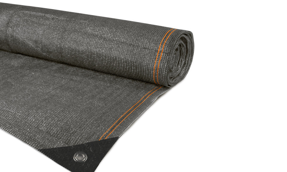 Brise vue occultant 1x5 m 90 gr/m² gris