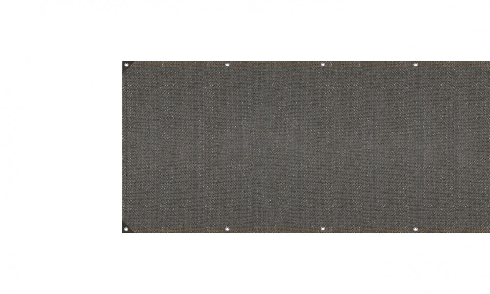 Brise vue occultant 1x5 m 90 gr/m² gris