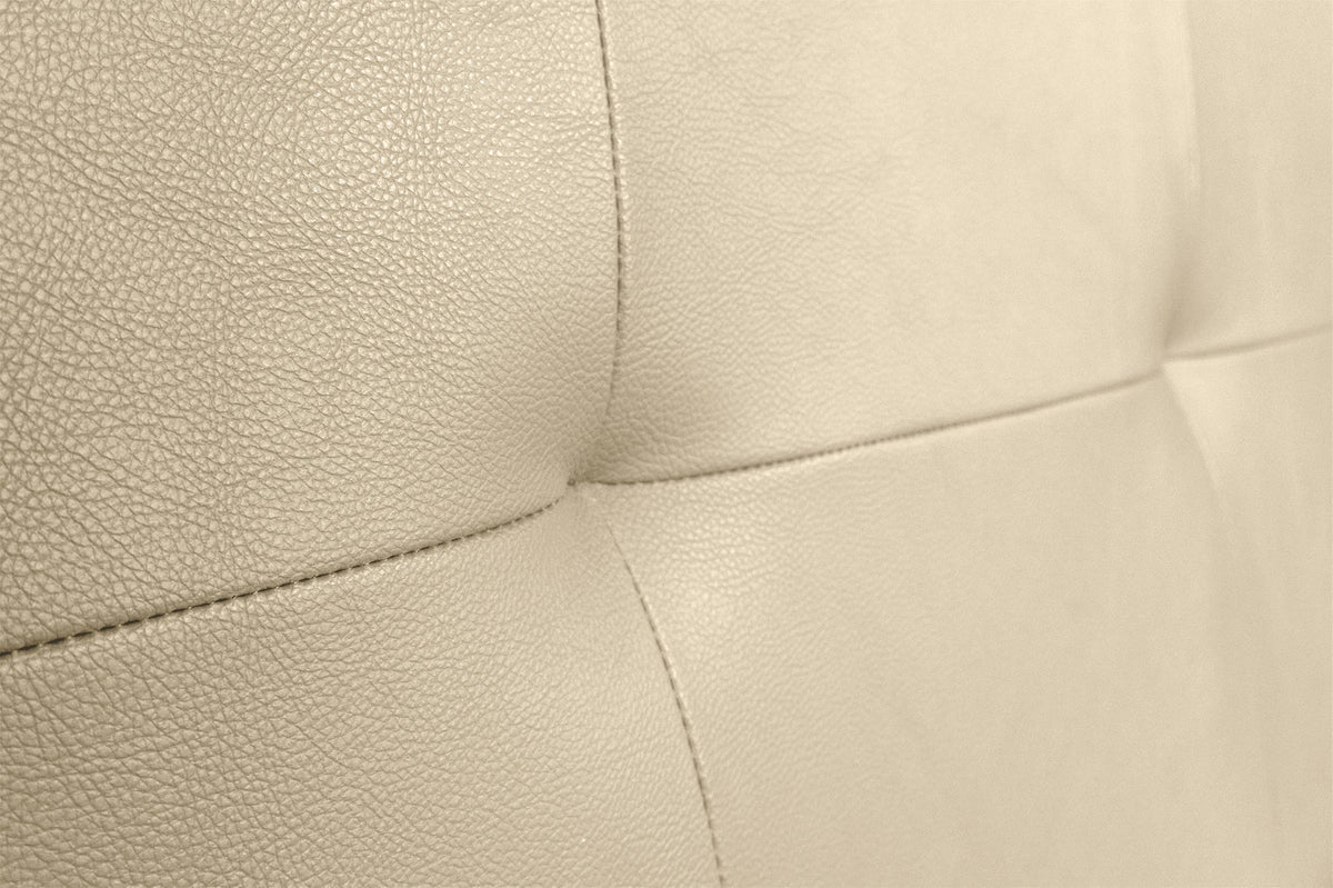 Tête de lit en similicuir Cala - Beige