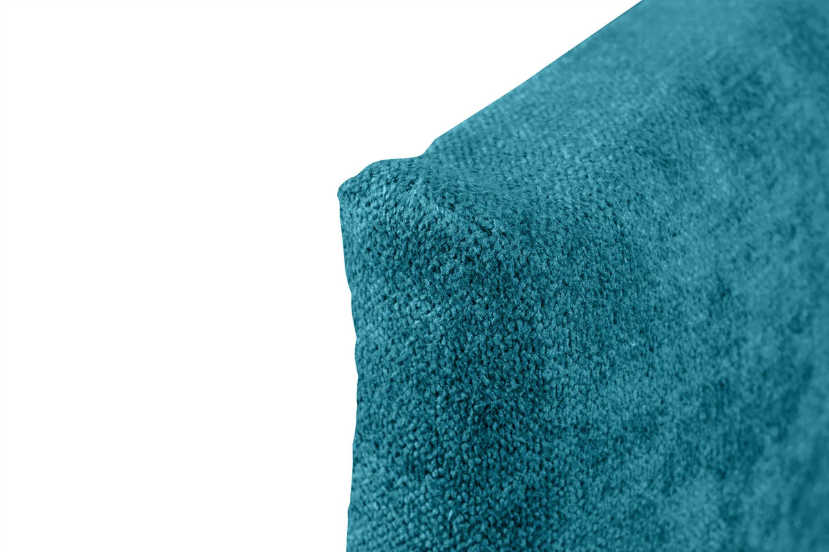 Tête de lit en tissu Dalia - Turquoise
