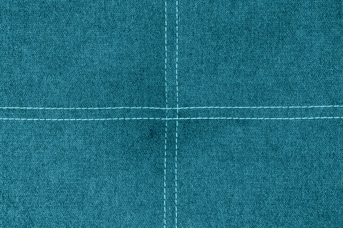 Tête de lit gigogne en tissu Dalia - Turquoise