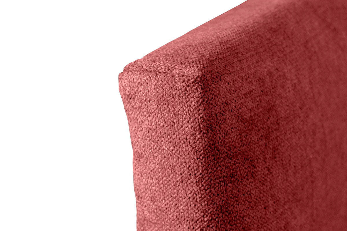 Tête de lit gigogne en tissu Dalia - Rouge