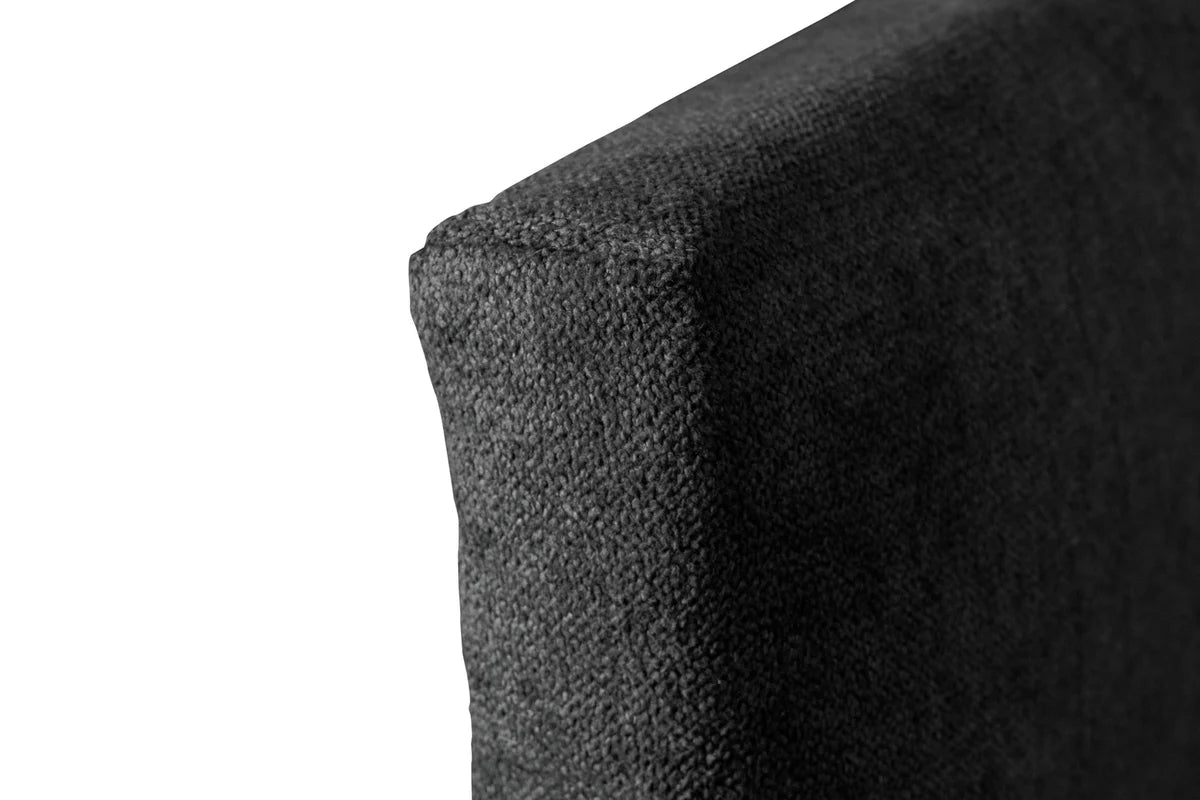Tête de lit gigogne en tissu Dalia - Grise