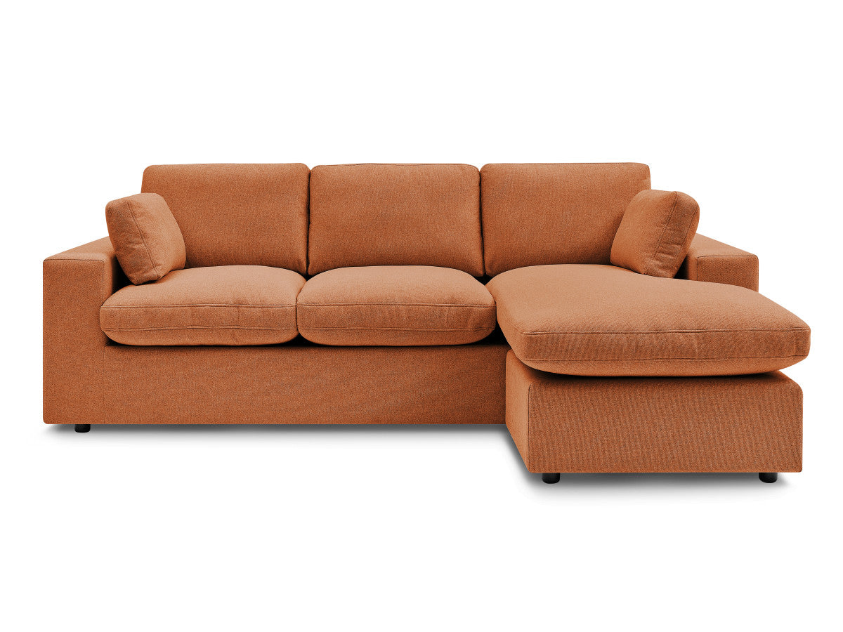 Canapé d'angle fixe réversible compact BELAIR