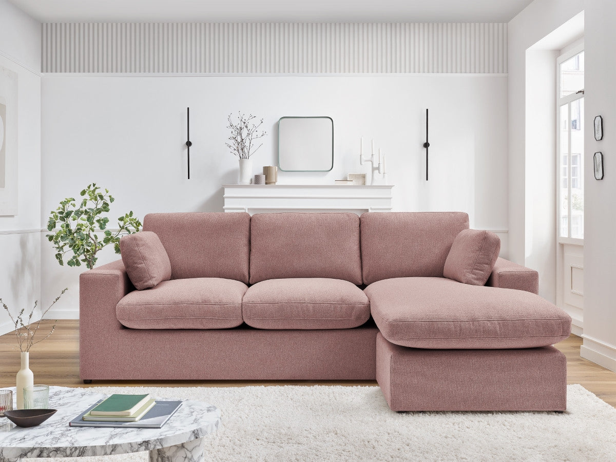 Canapé d'angle fixe réversible compact BELAIR