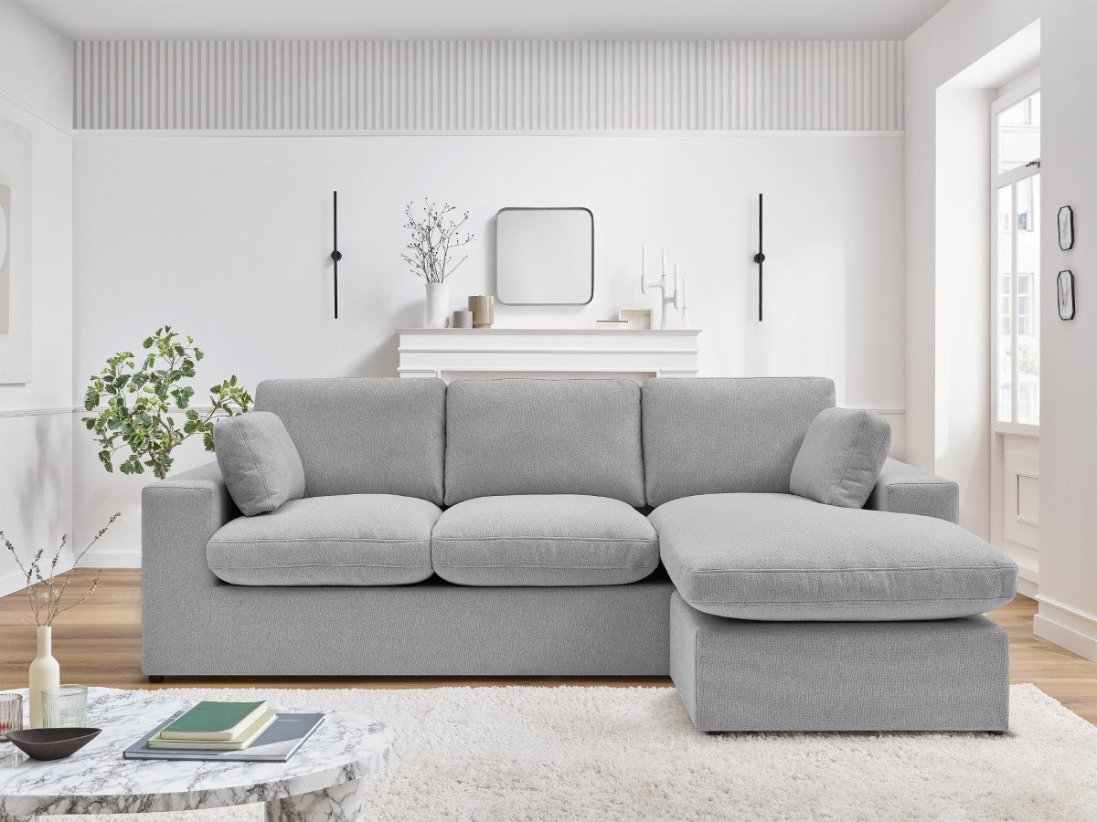 Canapé d'angle fixe réversible compact BELAIR