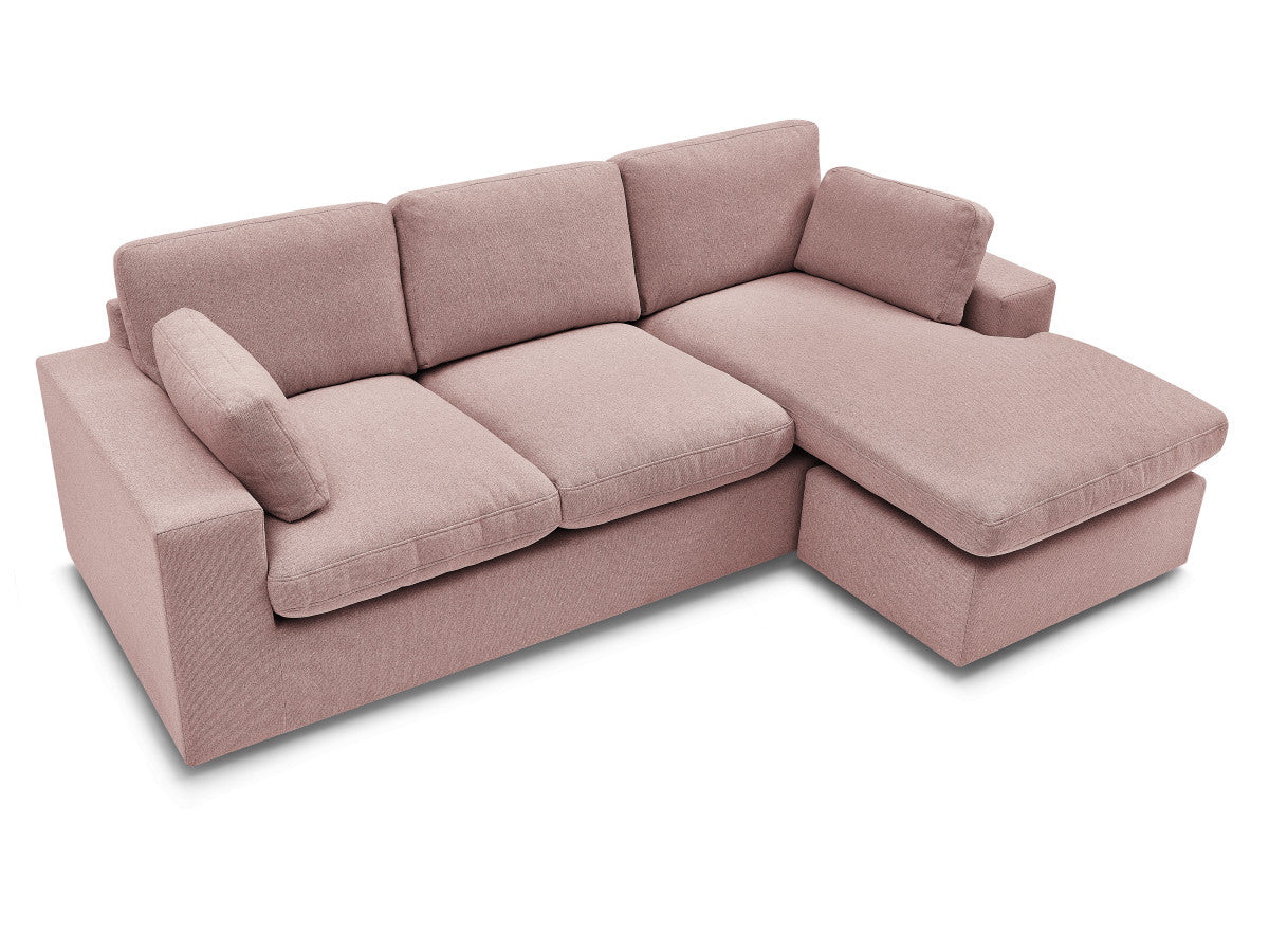 Canapé d'angle fixe réversible compact BELAIR