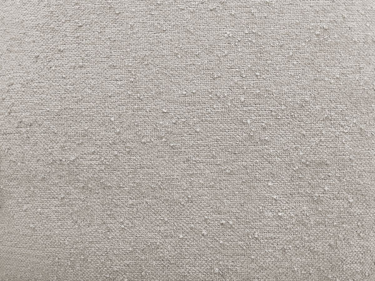 Canapé d'angle fixe EVEREST tissu texturé - Angle droit - 10 coussins