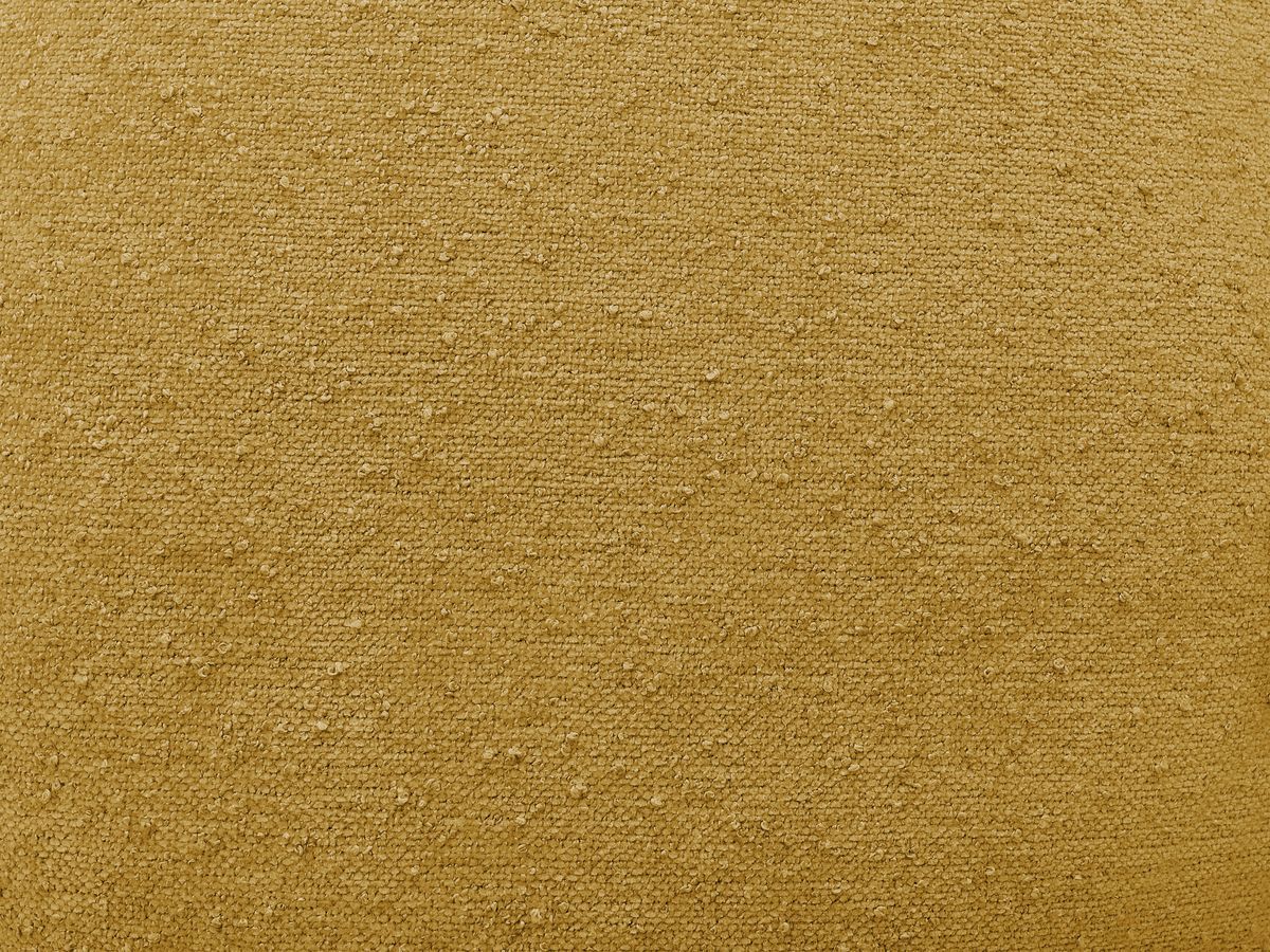 Canapé d'angle fixe EVEREST tissu texturé - Angle gauche - 10 coussins