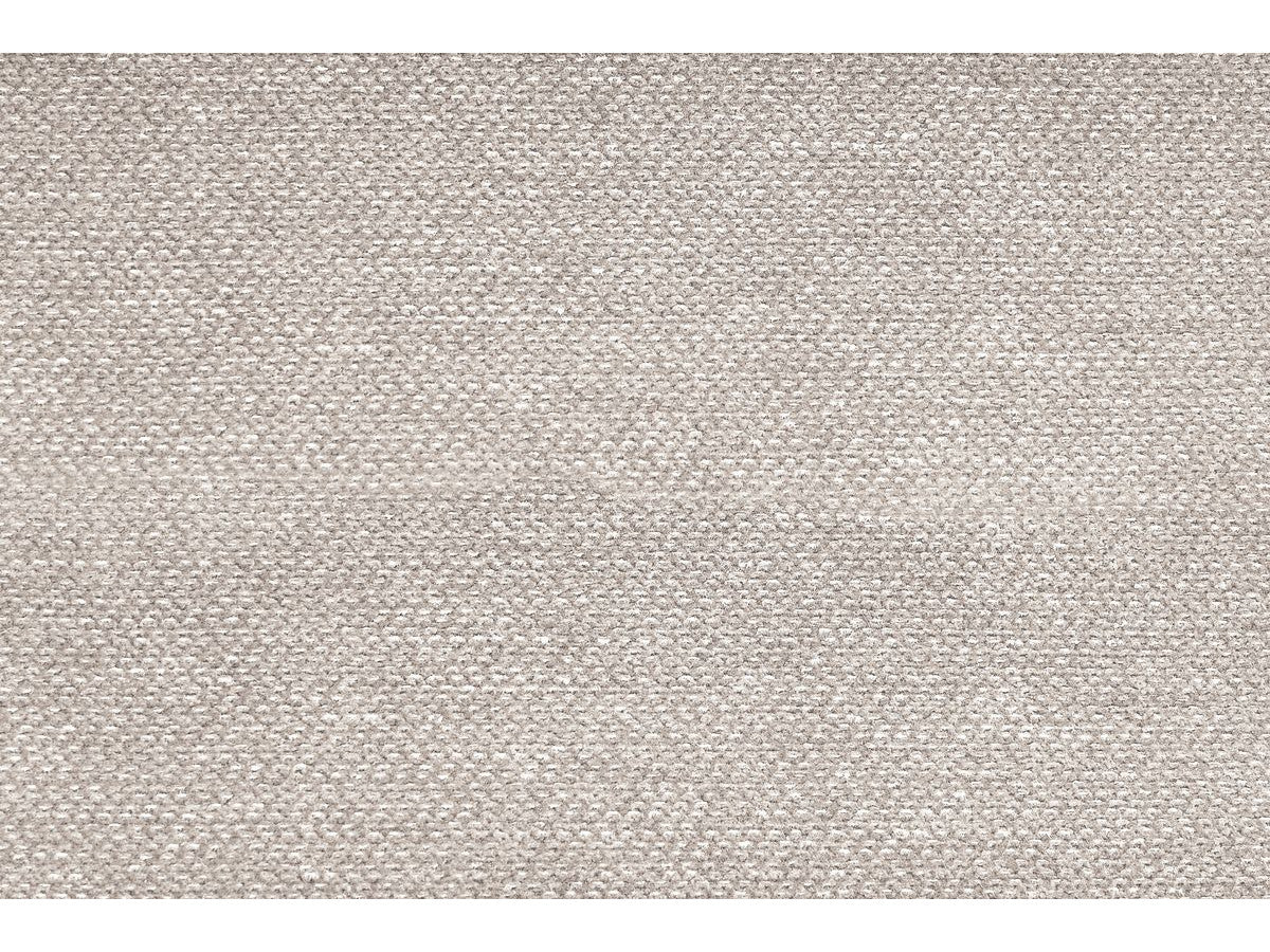Canapé d'angle fixe MONT-BLANC tissu avec pouf Angle droit