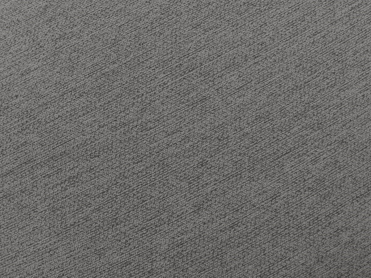 Canapé d'angle fixe MONT-BLANC tissu avec pouf Angle droit