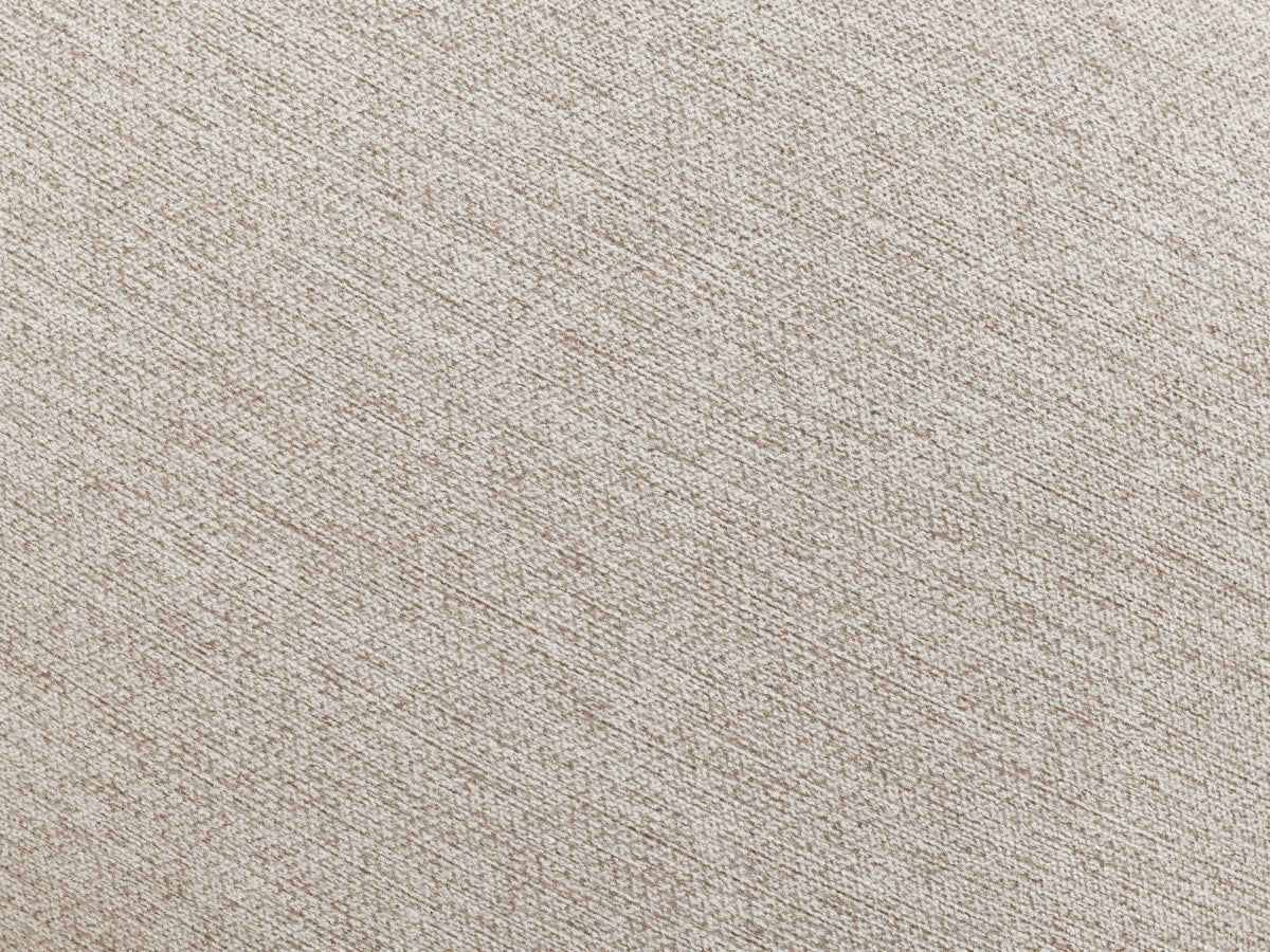 Canapé d'angle fixe MONT-BLANC tissu avec pouf Angle gauche