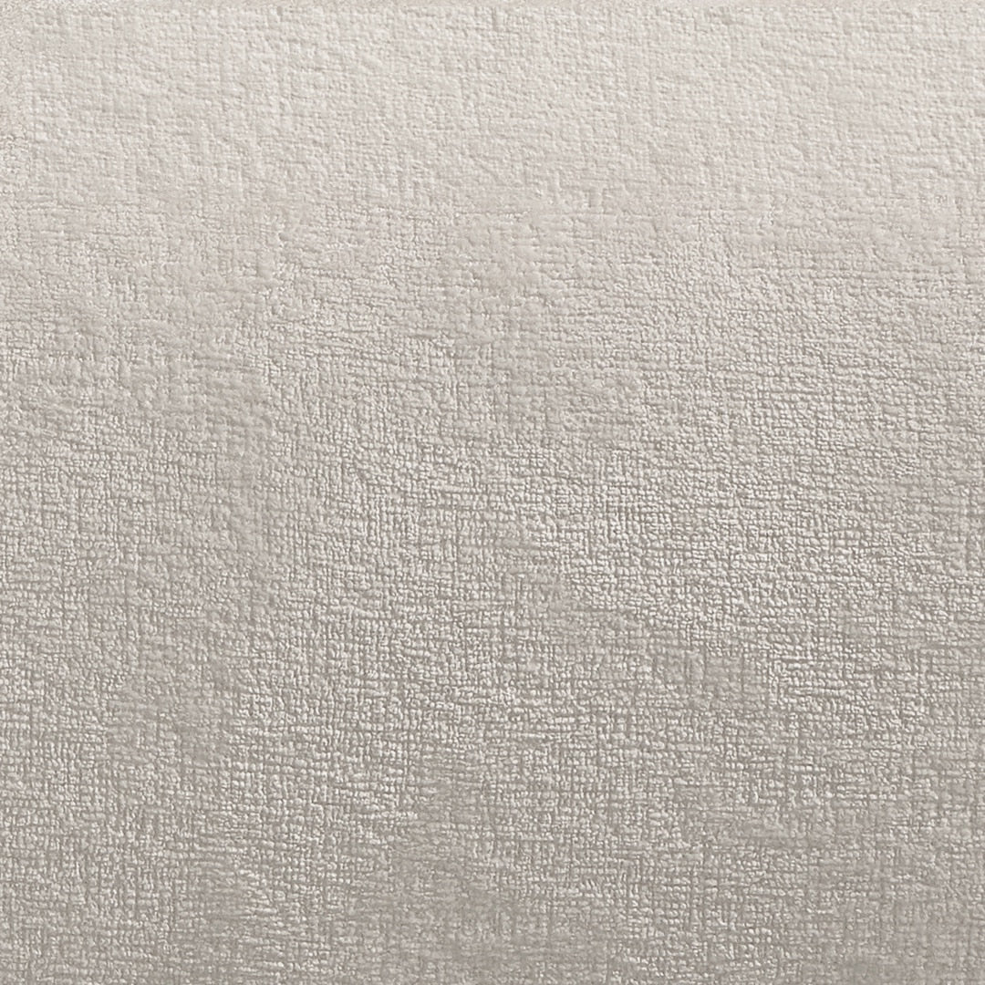 Canapé d'angle droit modulable 3 places en velours texturé crème – Marbellia