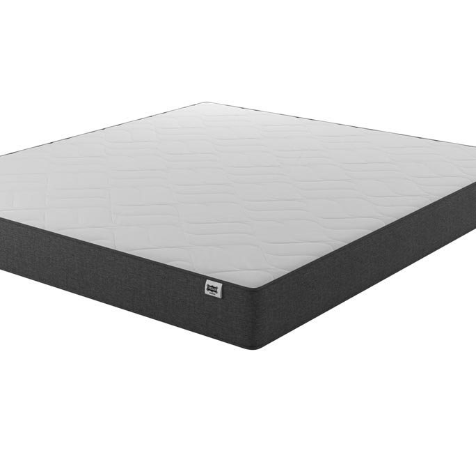 Lit double design noir - 160 X 200 cm -  Piccione avec matelas Texas