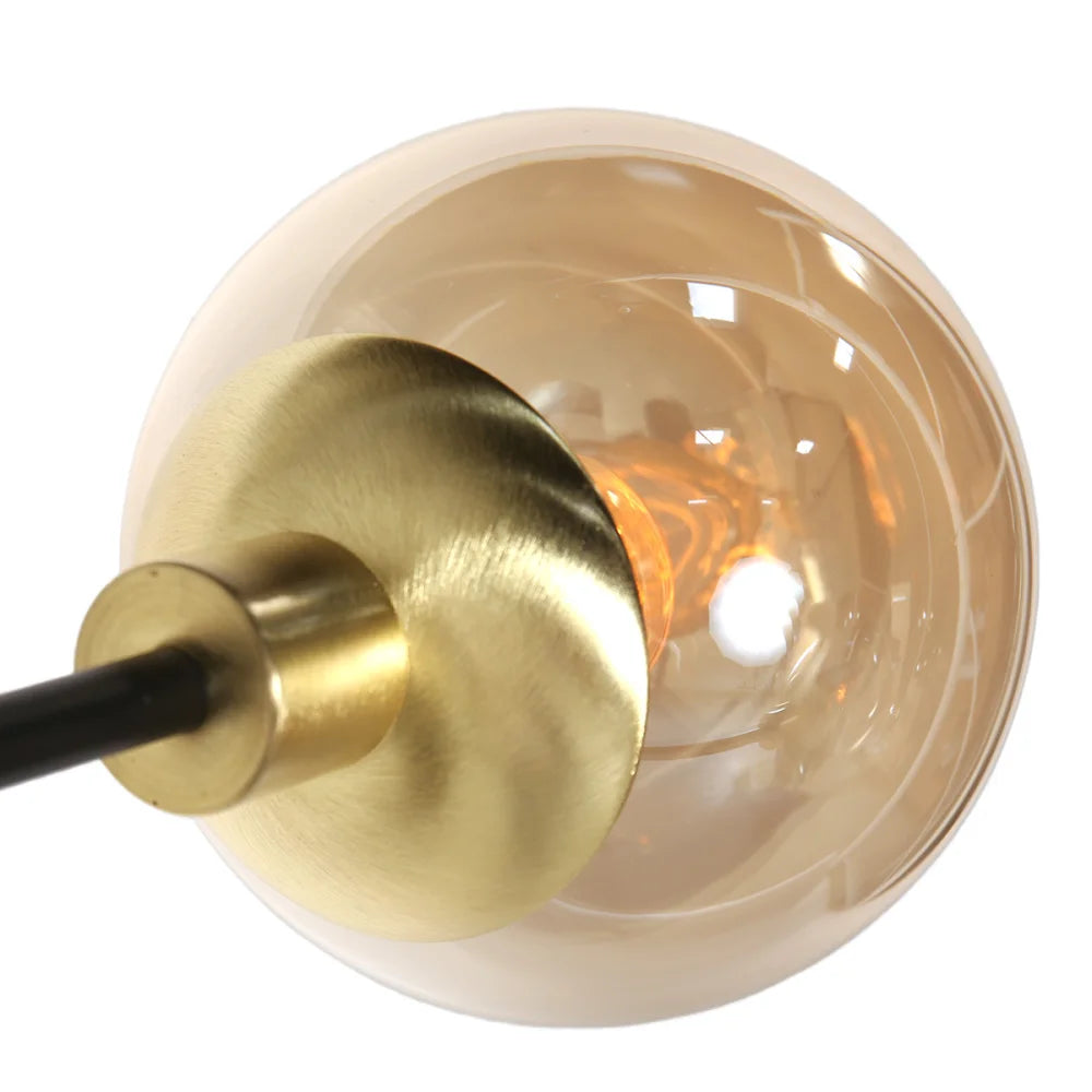Lampe suspension en laiton - 6 lumières - Constellation
