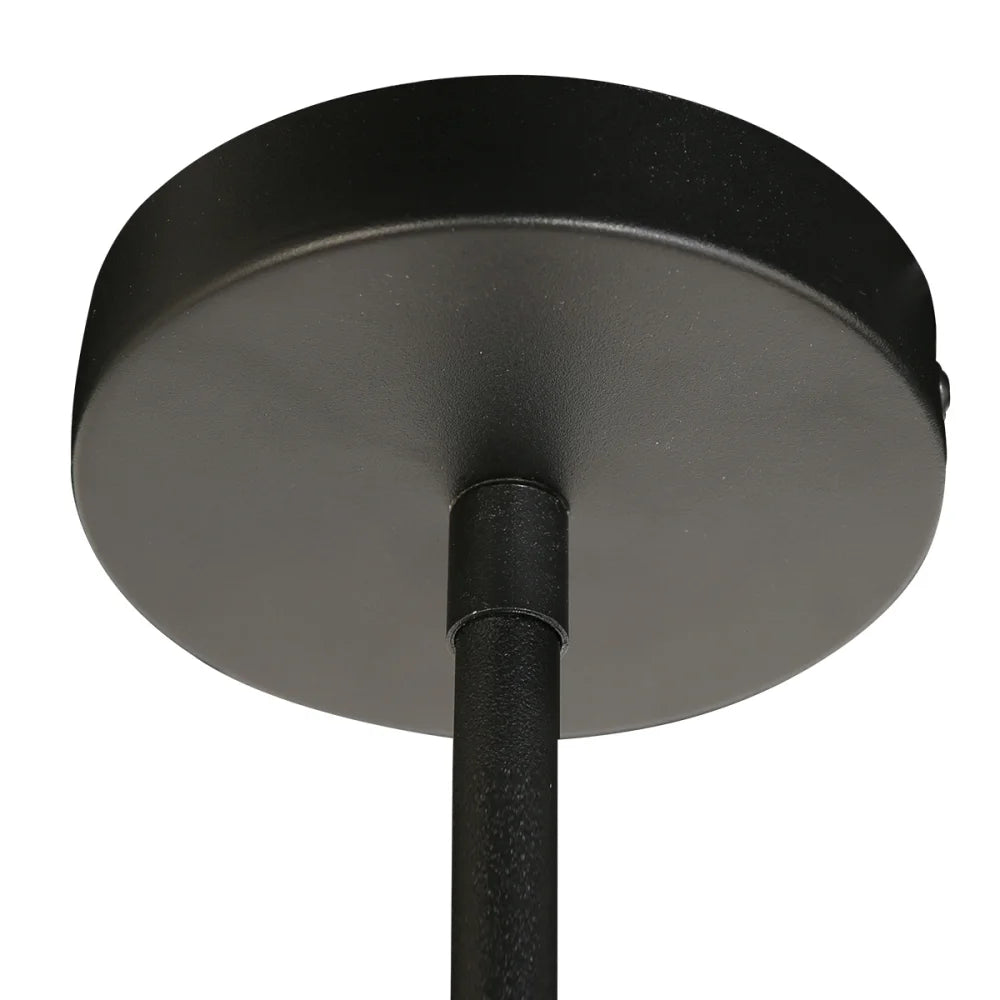 Lampe suspension noire - 6 lumières - Constellation