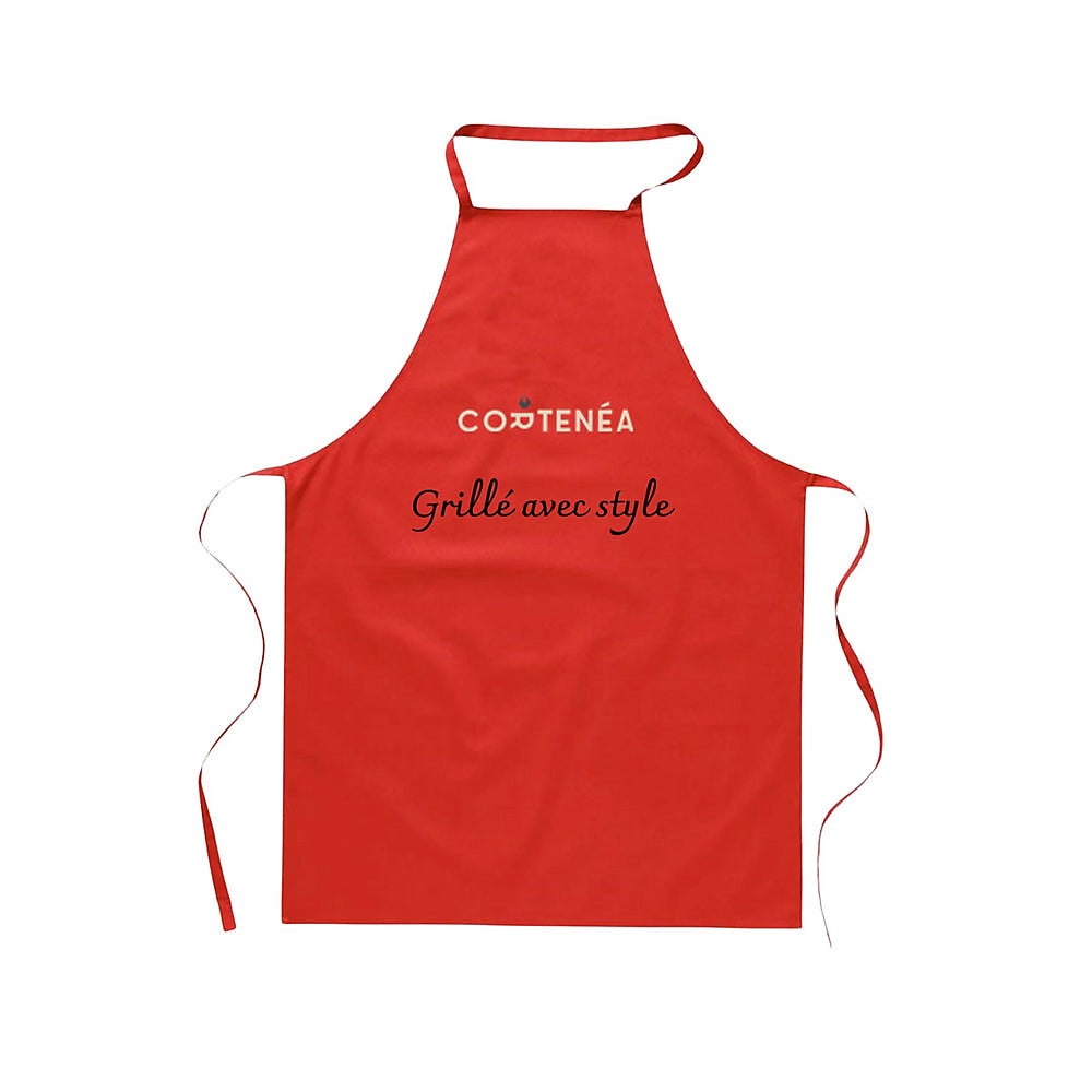 kit "grilladin du dimanche" - un tablier, une pince, une spatule et une paire de gants