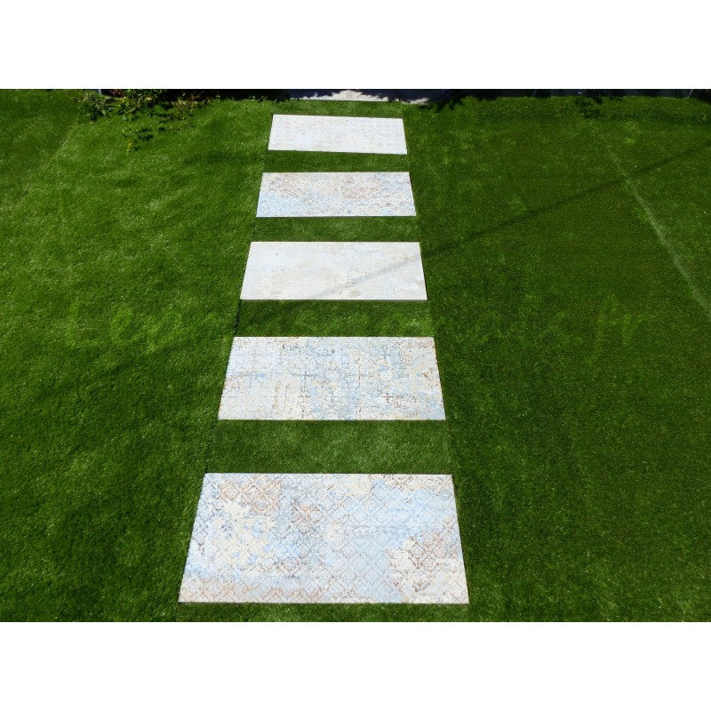 Dalle Pas Japonais Couleur Vintage