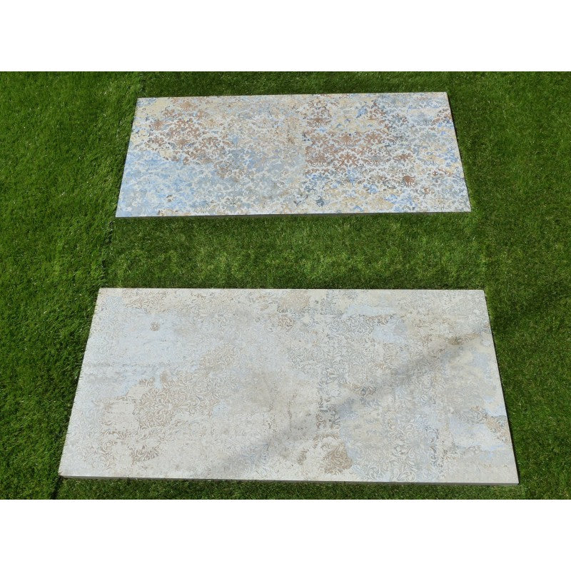 Dalle Pas Japonais Couleur Vintage