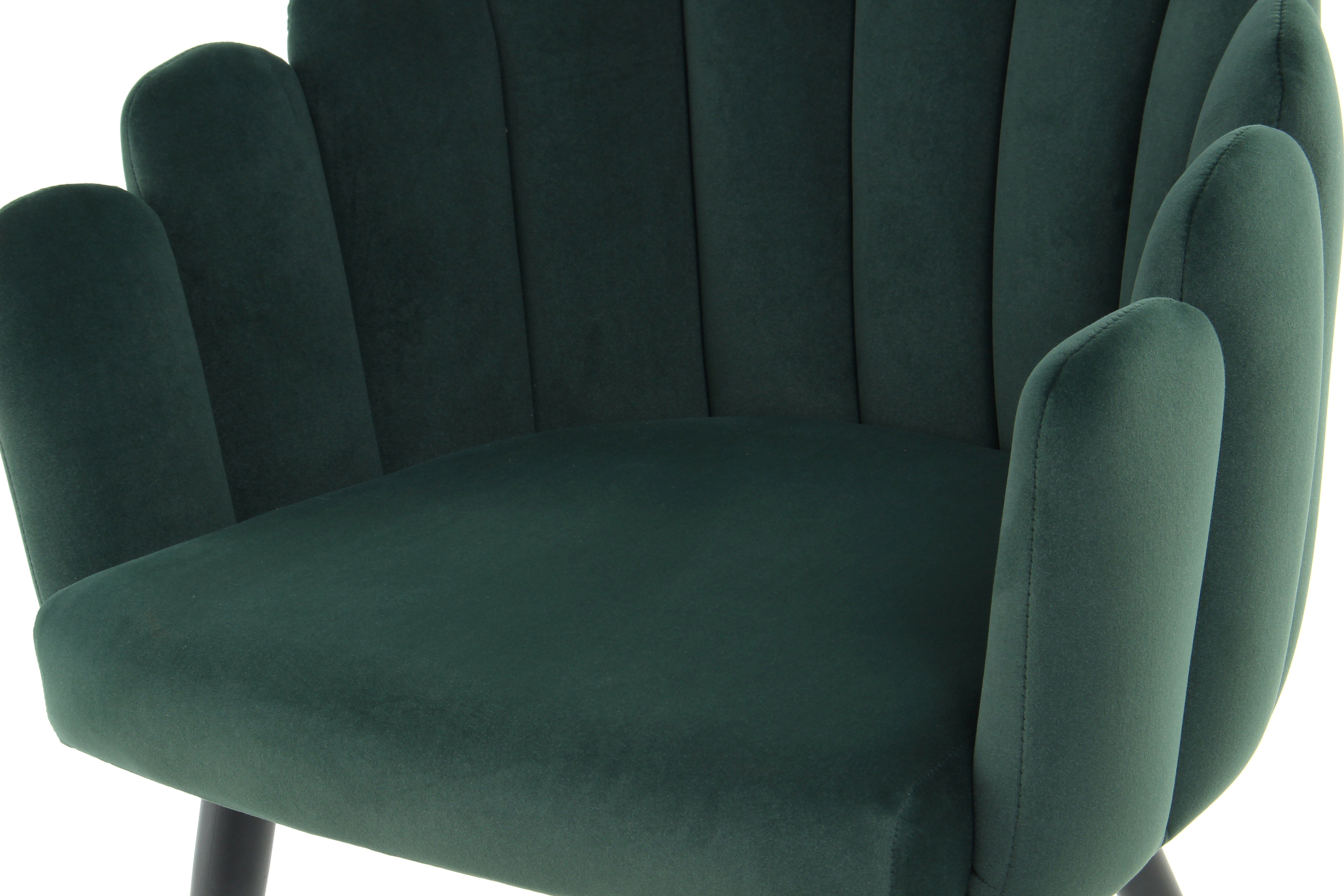 Chaise de salle à manger verte - Jeanne
