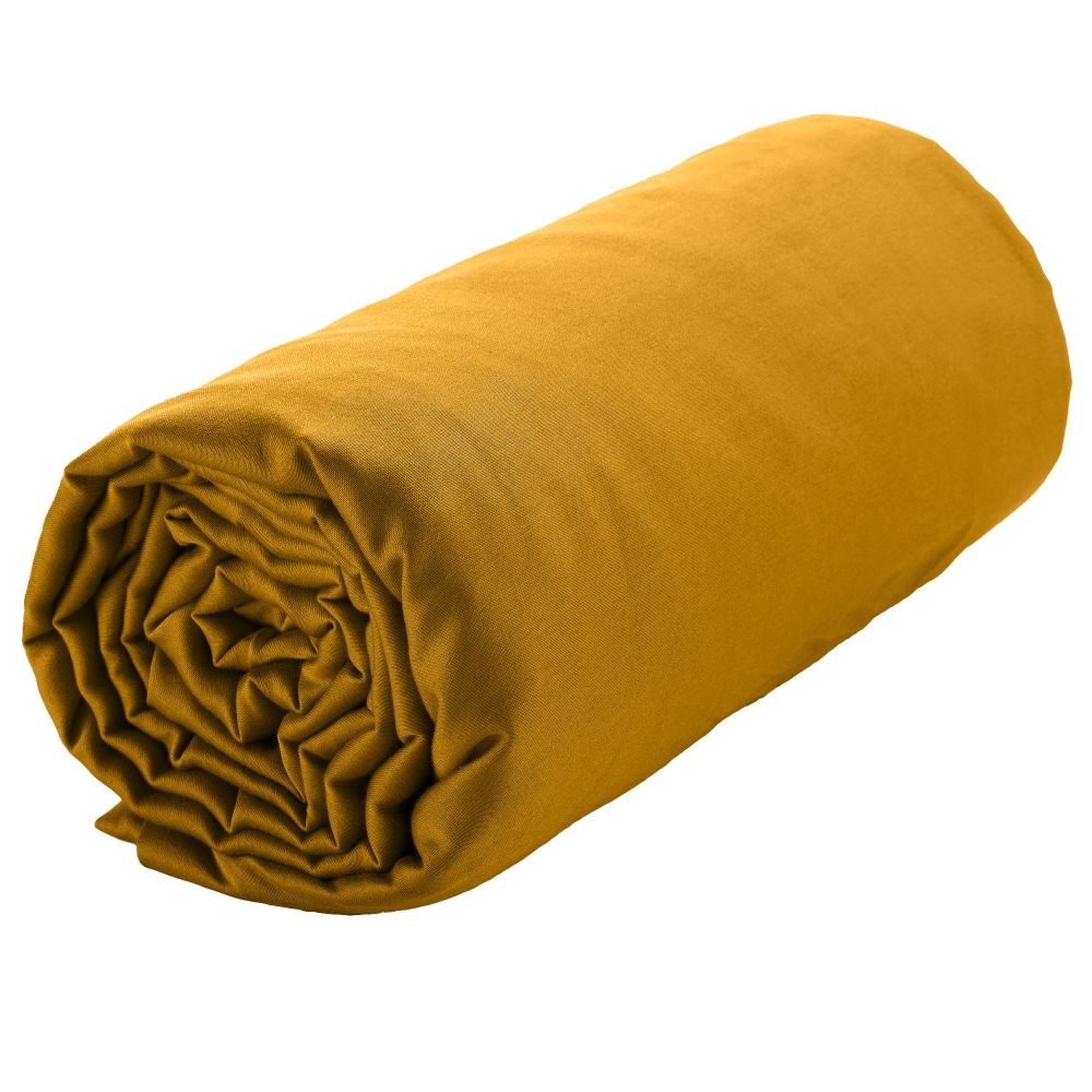 Drap housse Satin de Coton Bronze
