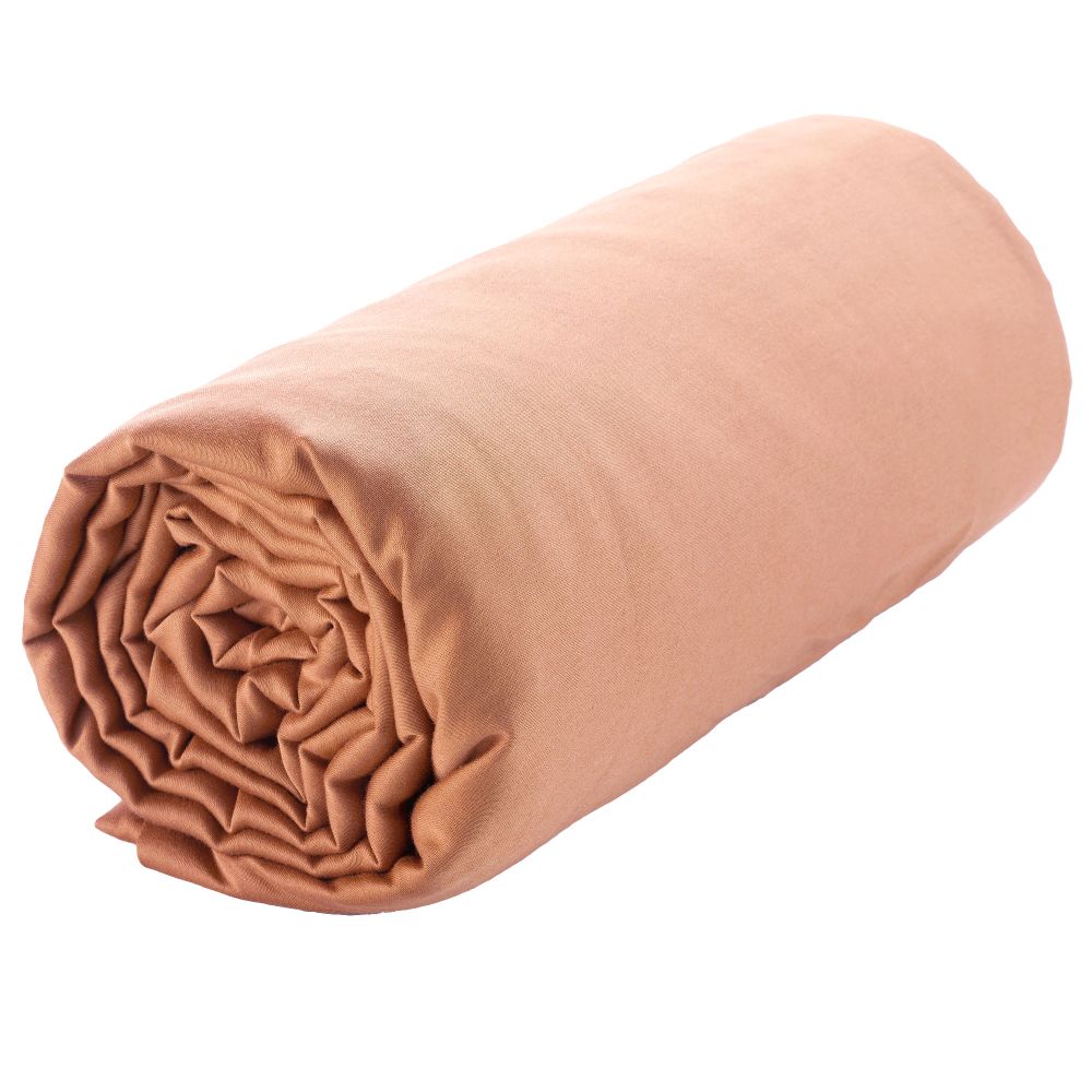 Drap housse Satin de Coton Rose