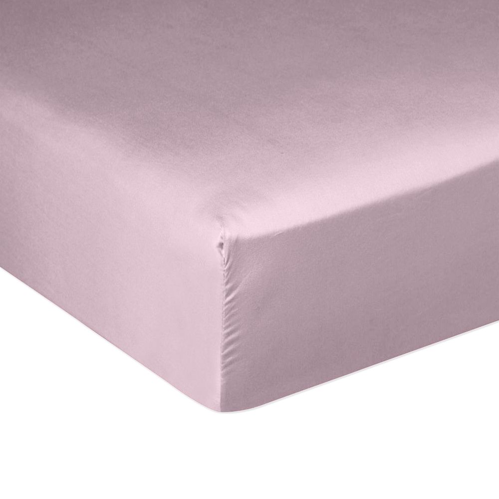Drap housse Satin de Coton Violet