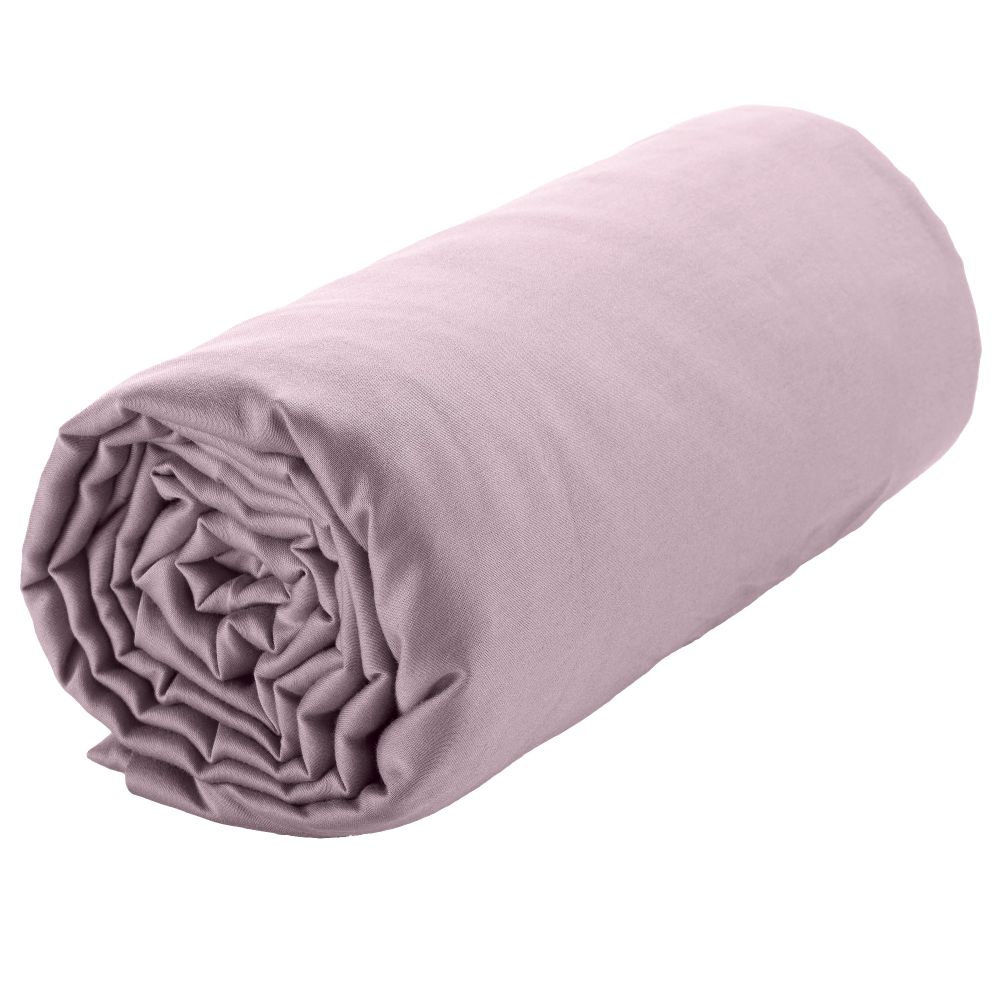 Drap housse Satin de Coton Violet