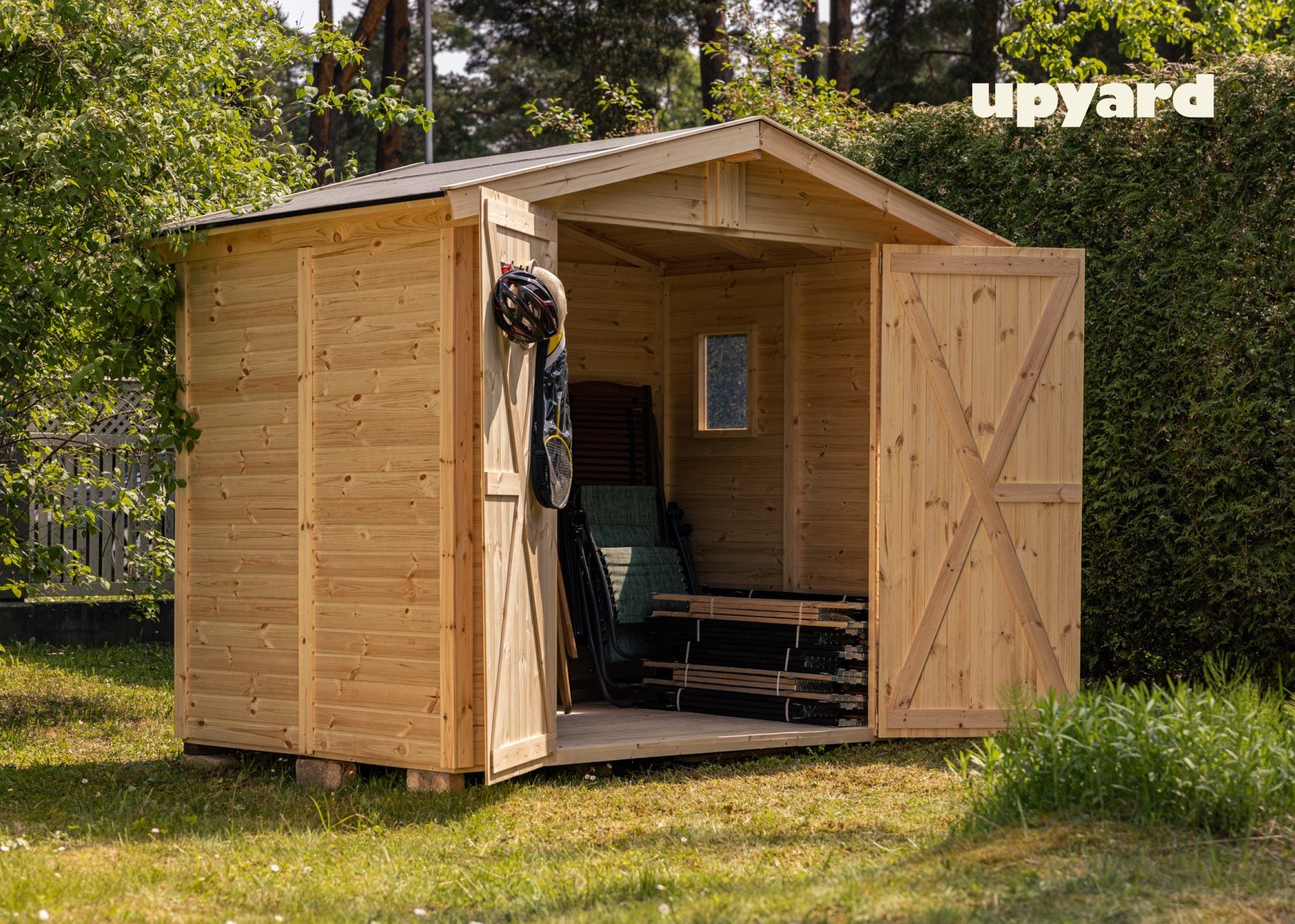 Abri de jardin en bois 240x170 cm Naturel