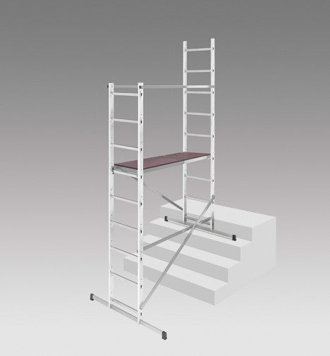 Echafaudage polyvalent H4 aluminium 2,52 m