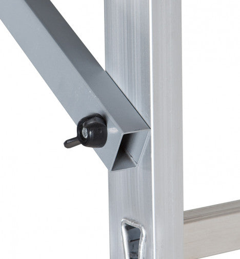 Echafaudage H5 en aluminium rattrapage de niveau 2 roues 3,35 m