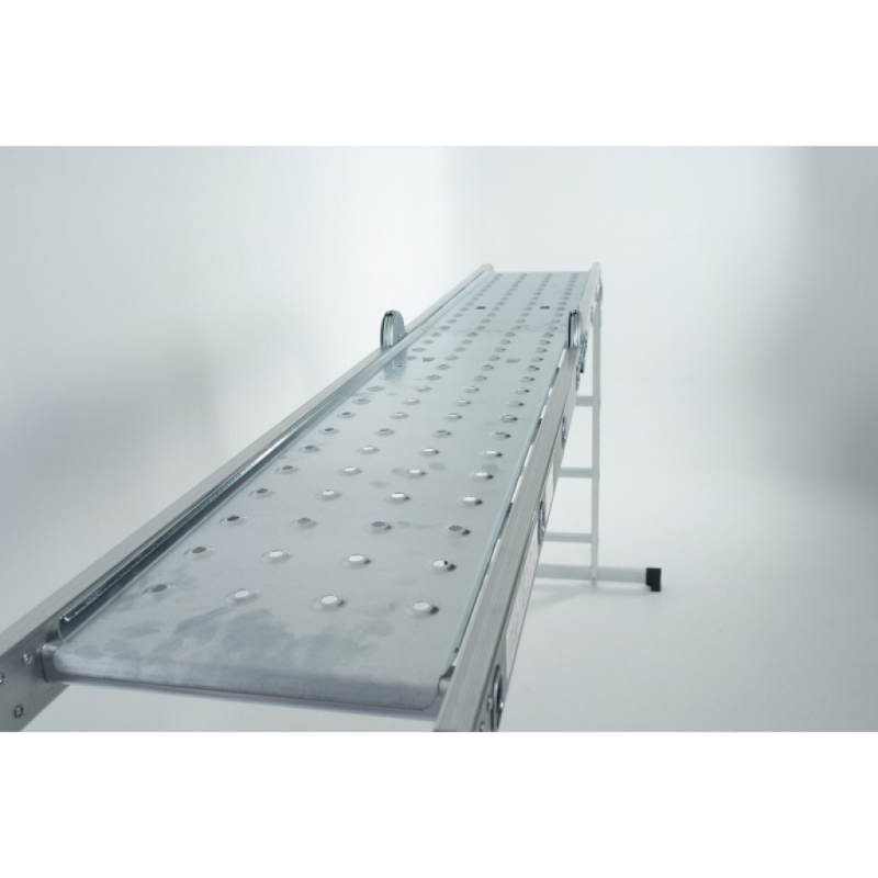 Echelle multifonction pliable 4 x 4 marches - hauteur 4.6 m + plateformes